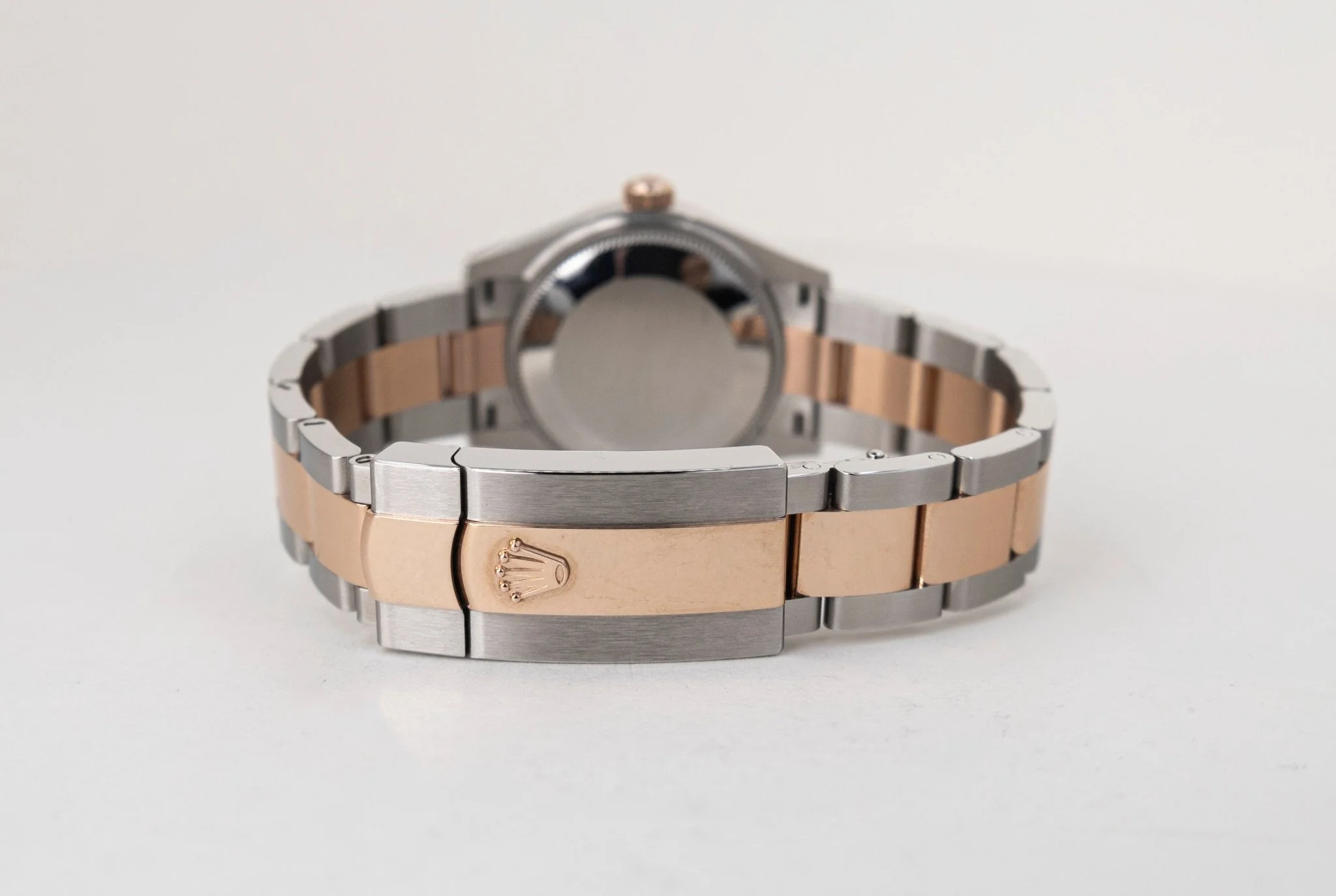 Rolex Lady-Datejust 31 Rose Gold/Steel White Roman Dial & Fluted Bezel Oyster Bracelet 278271 - Image 10