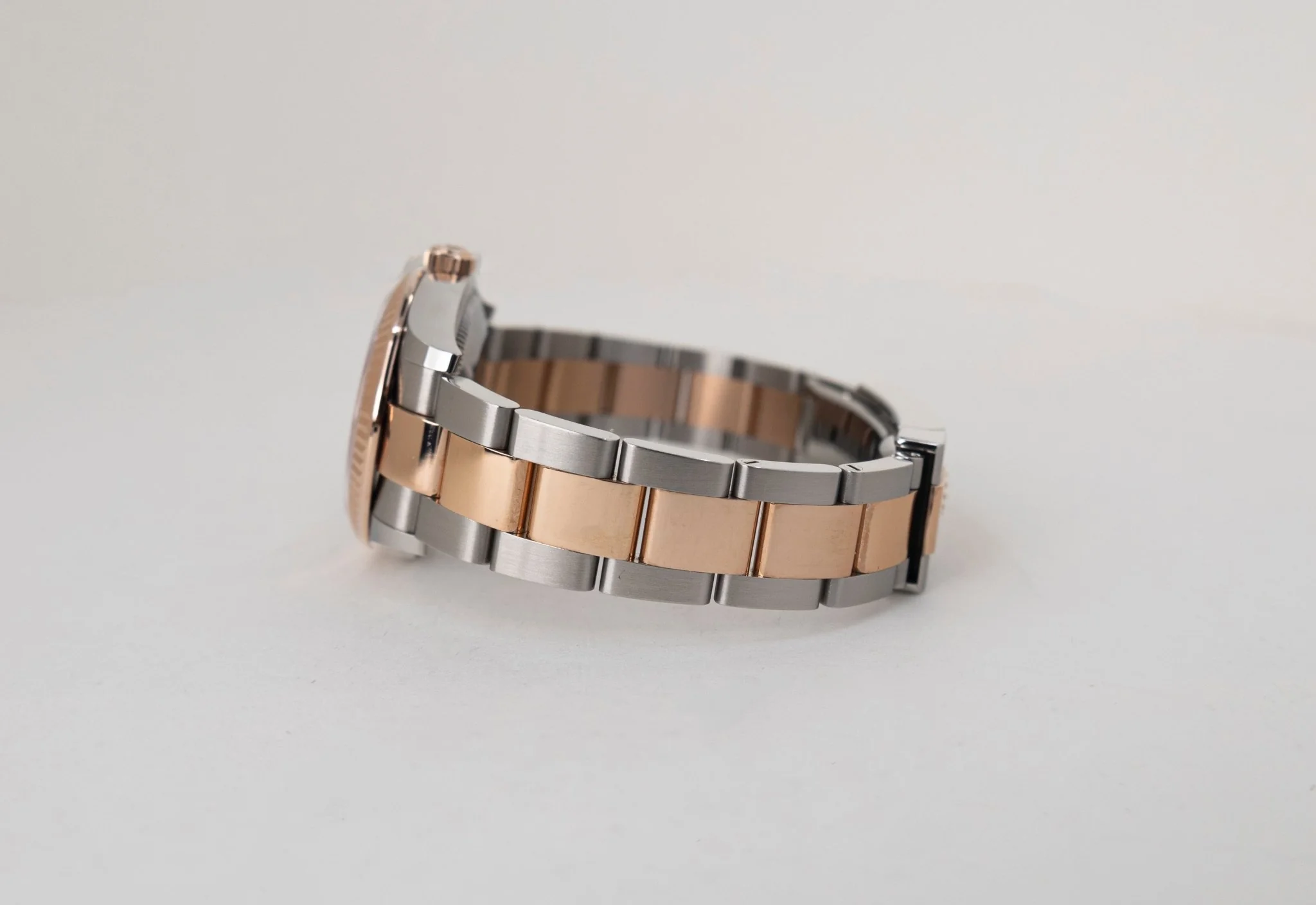 Rolex Lady-Datejust 31 Rose Gold/Steel White Roman Dial & Fluted Bezel Oyster Bracelet 278271 - Image 7