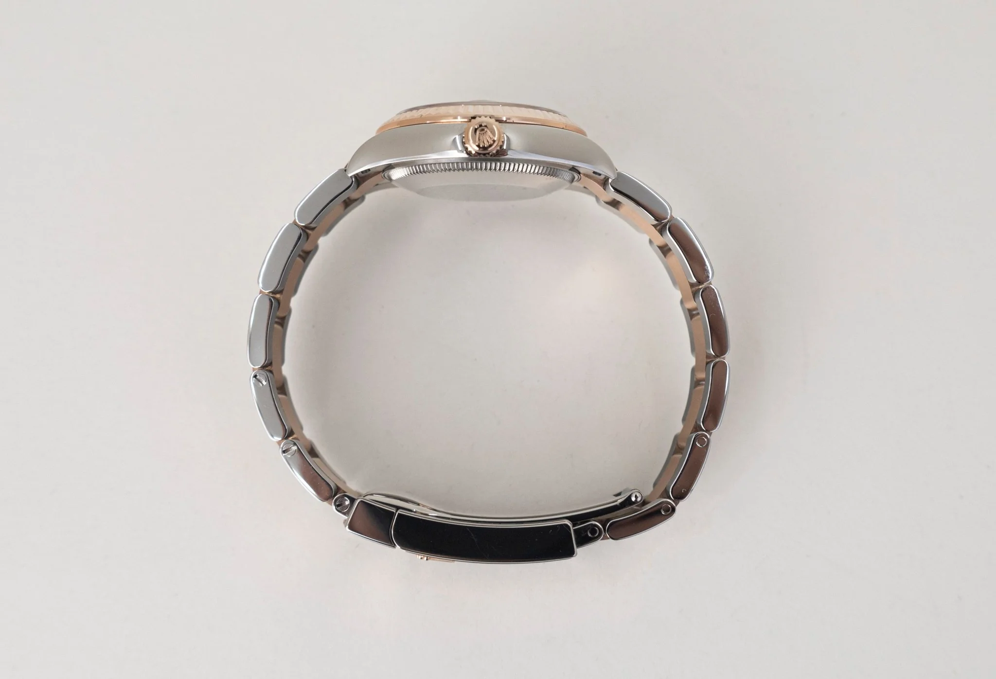 Rolex Lady-Datejust 31 Rose Gold/Steel White Roman Dial & Fluted Bezel Oyster Bracelet 278271 - Image 8
