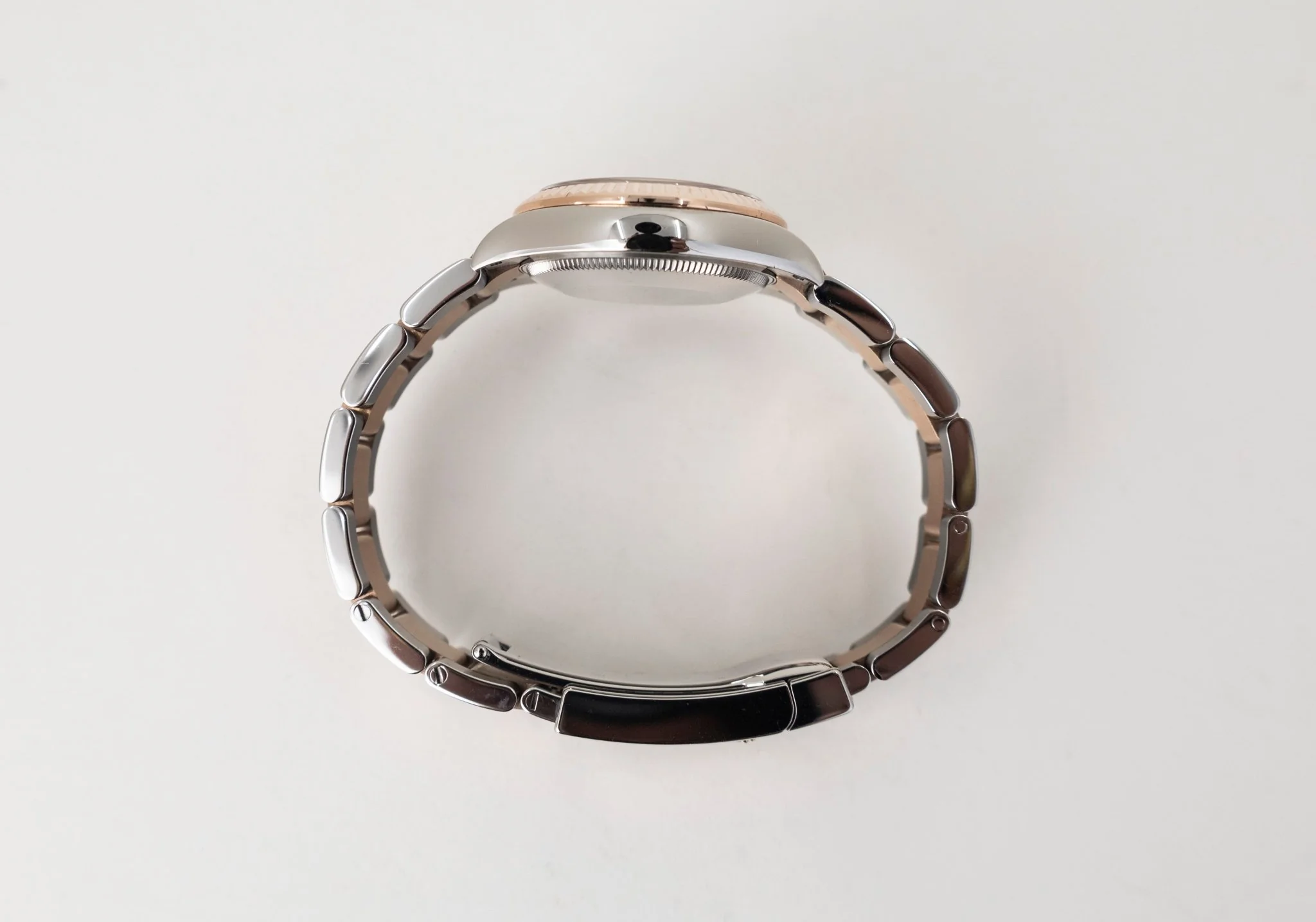 Rolex Lady-Datejust 31 Rose Gold/Steel White Roman Dial & Fluted Bezel Oyster Bracelet 278271 - Image 9