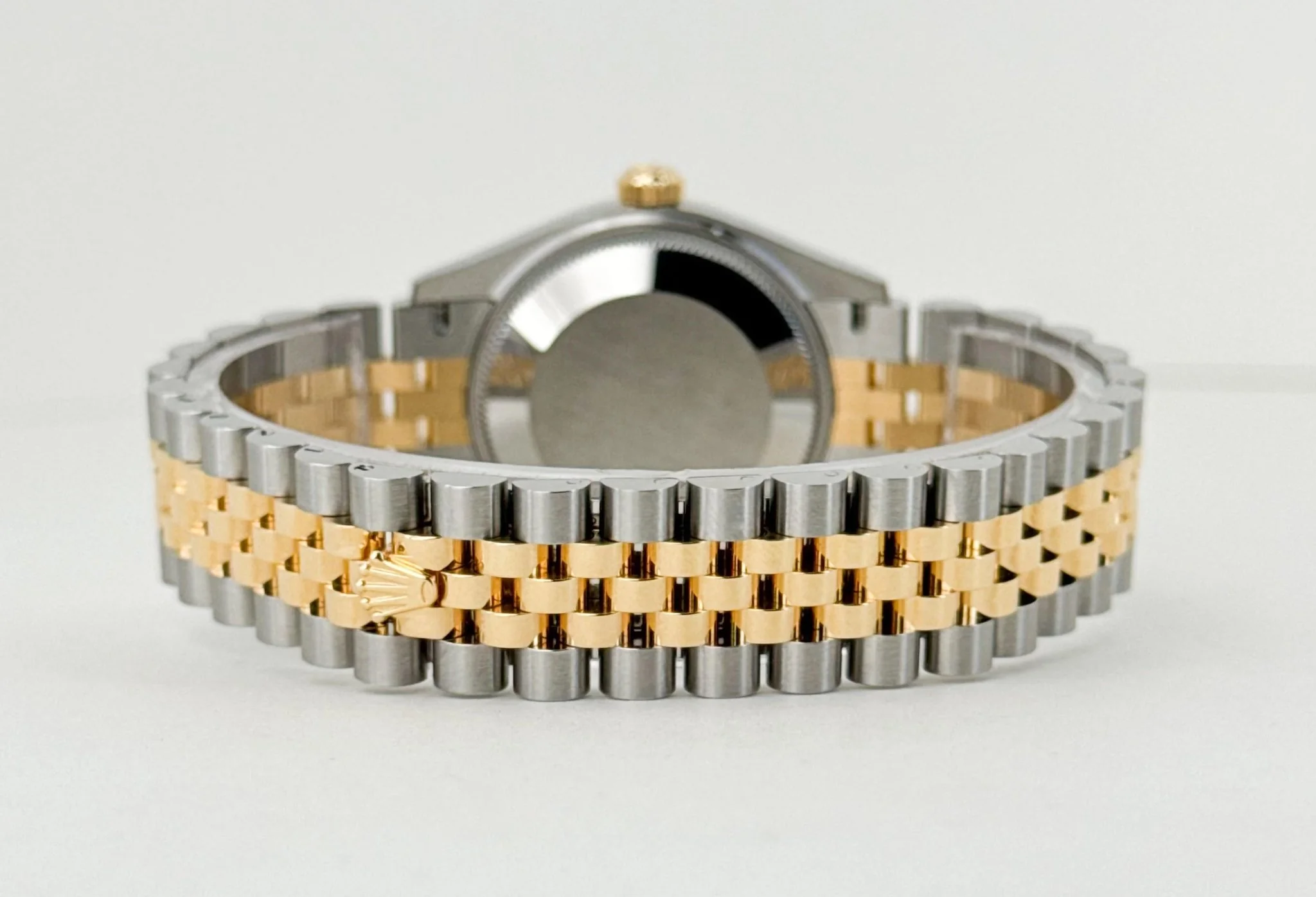 Rolex Lady-Datejust 31 Yellow Gold/Steel Dark Grey Roman Diamond VI Dial & Fluted Bezel Jubilee Bracelet 278273 - Image 10
