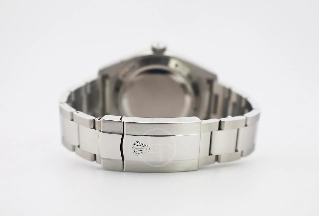 Rolex Milgauss Green Crystal Stainless Steel Blue Dial & Bezel Oyster Bracelet 116400GV - Image 10