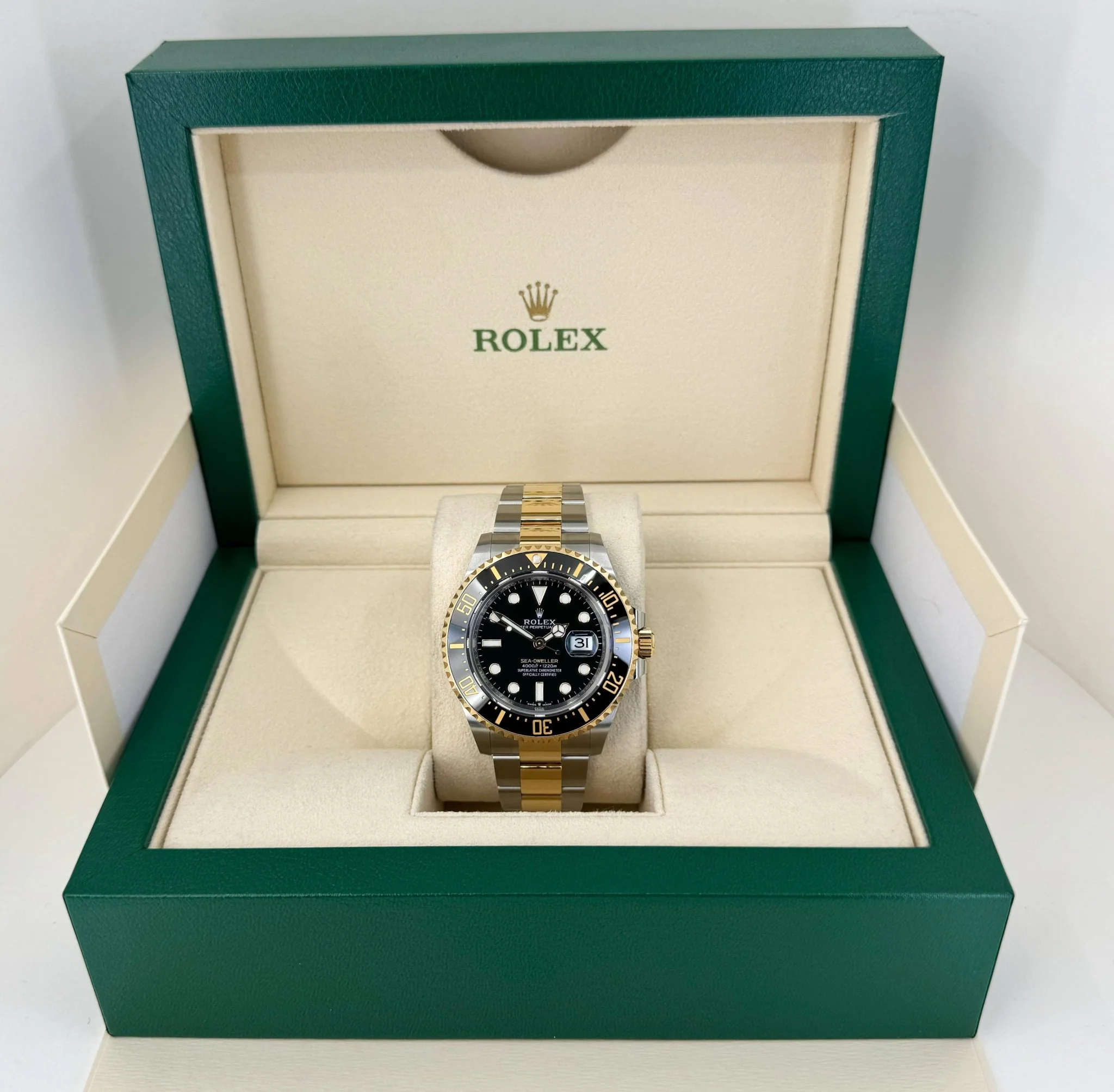 Rolex Sea-Dweller 43mm Case Yellow Gold/Steel Black Luminous Dial & Ceramic Bezel Oyster Bracelet 126603 - Image 3