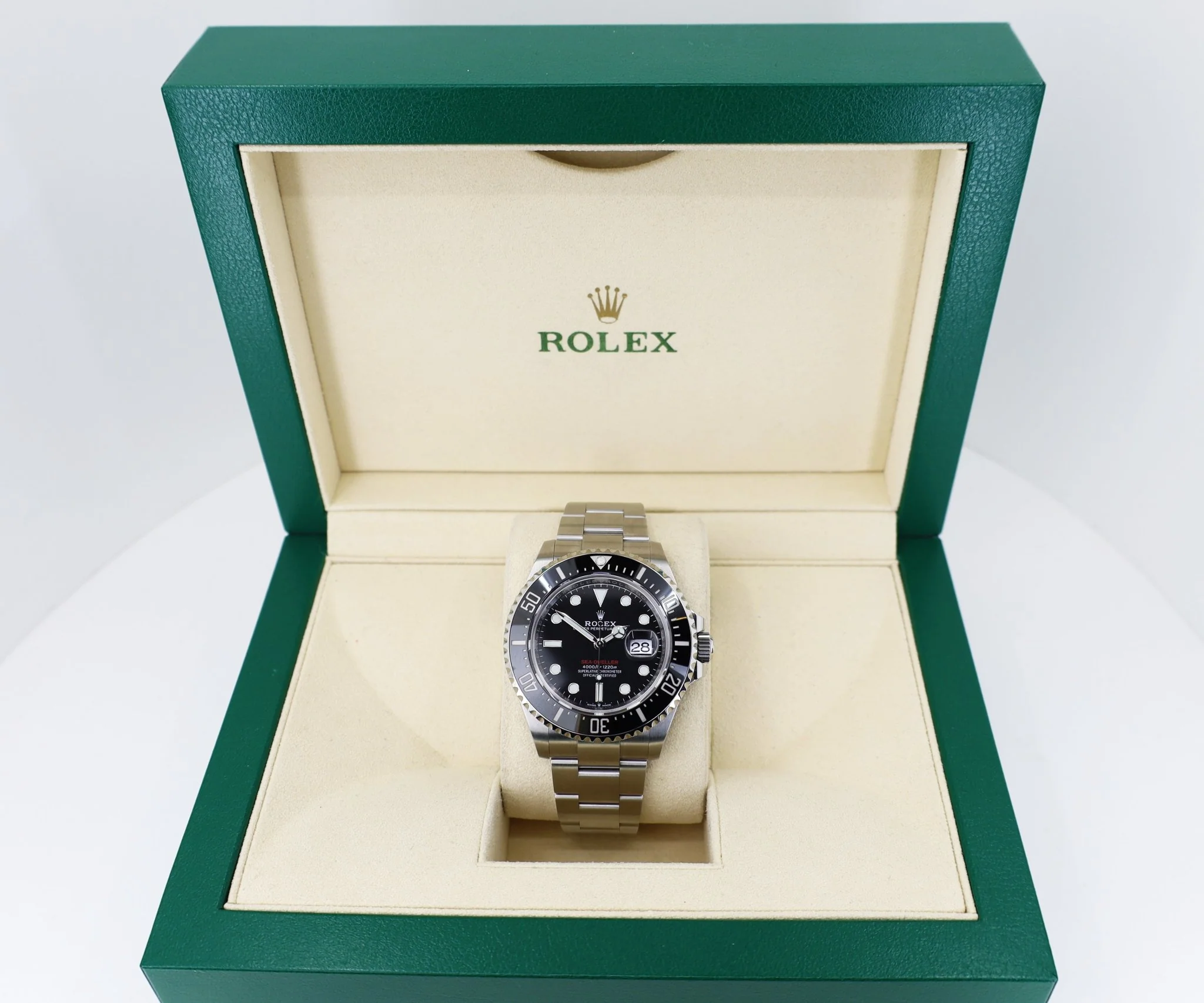 Rolex Sea-Dweller Stainless Steel Black Maxi Dial & Ceramic Bezel Oyster Bracelet 43mm 126600 - Image 4