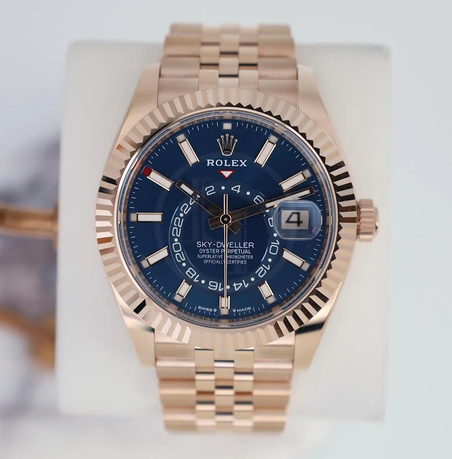 Rolex Sky-Dweller 42mm Blue-Green Dial Fluted Bezel Jubilee Bracelet - 336935 | 2024 Model - Image 2