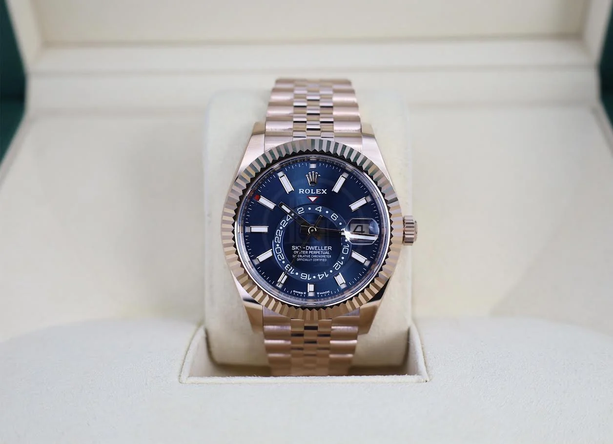 Rolex Sky-Dweller 42mm Blue-Green Dial Fluted Bezel Jubilee Bracelet - 336935 | 2024 Model - Image 3