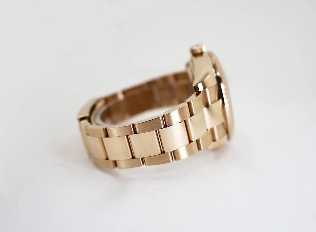 Rolex Sky-Dweller Rose Gold Dark Rhodium Index Dial Fluted Bezel Oyster Bracelet 326935 - Image 6