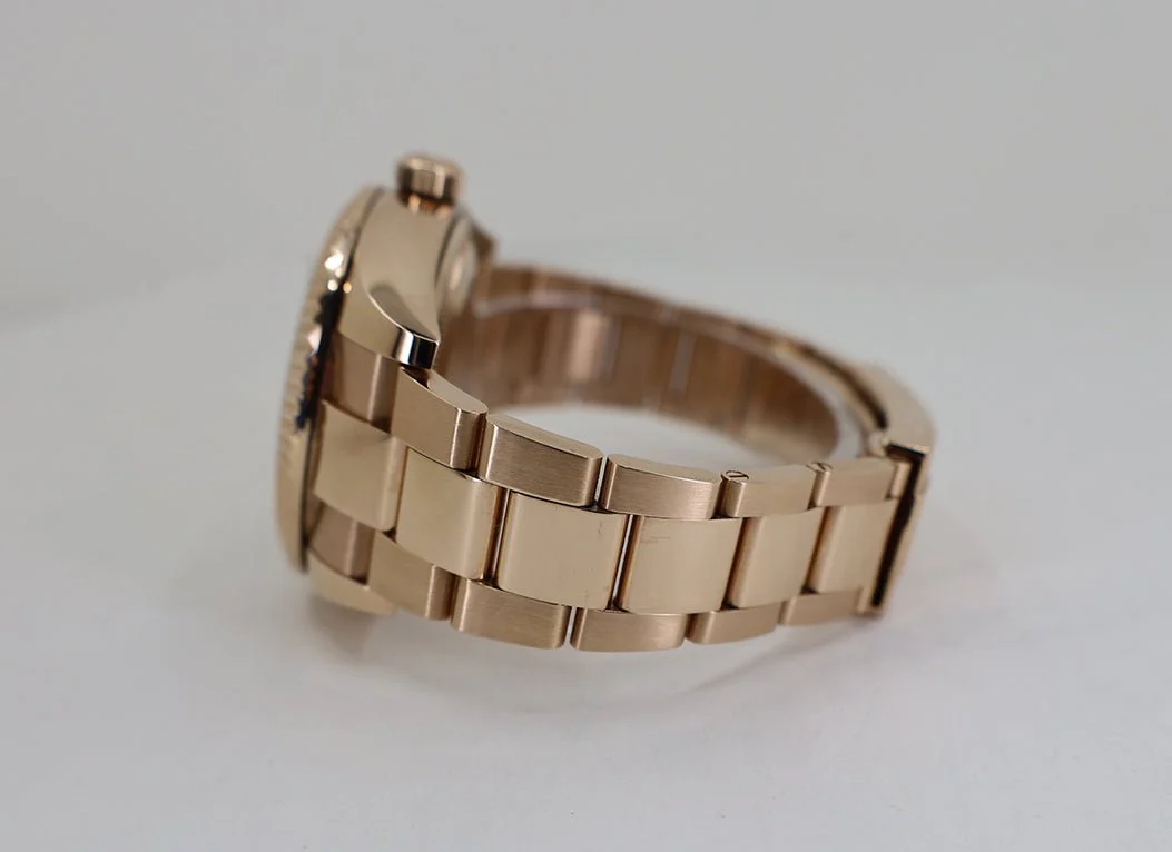 Rolex Sky-Dweller Rose Gold Dark Rhodium Index Dial Fluted Bezel Oyster Bracelet 326935 - Image 7