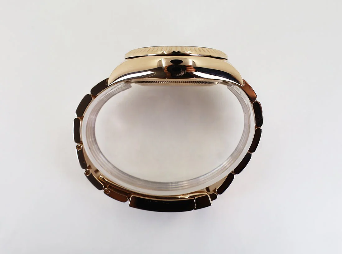 Rolex Sky-Dweller Rose Gold Dark Rhodium Index Dial Fluted Bezel Oyster Bracelet 326935 - Image 9