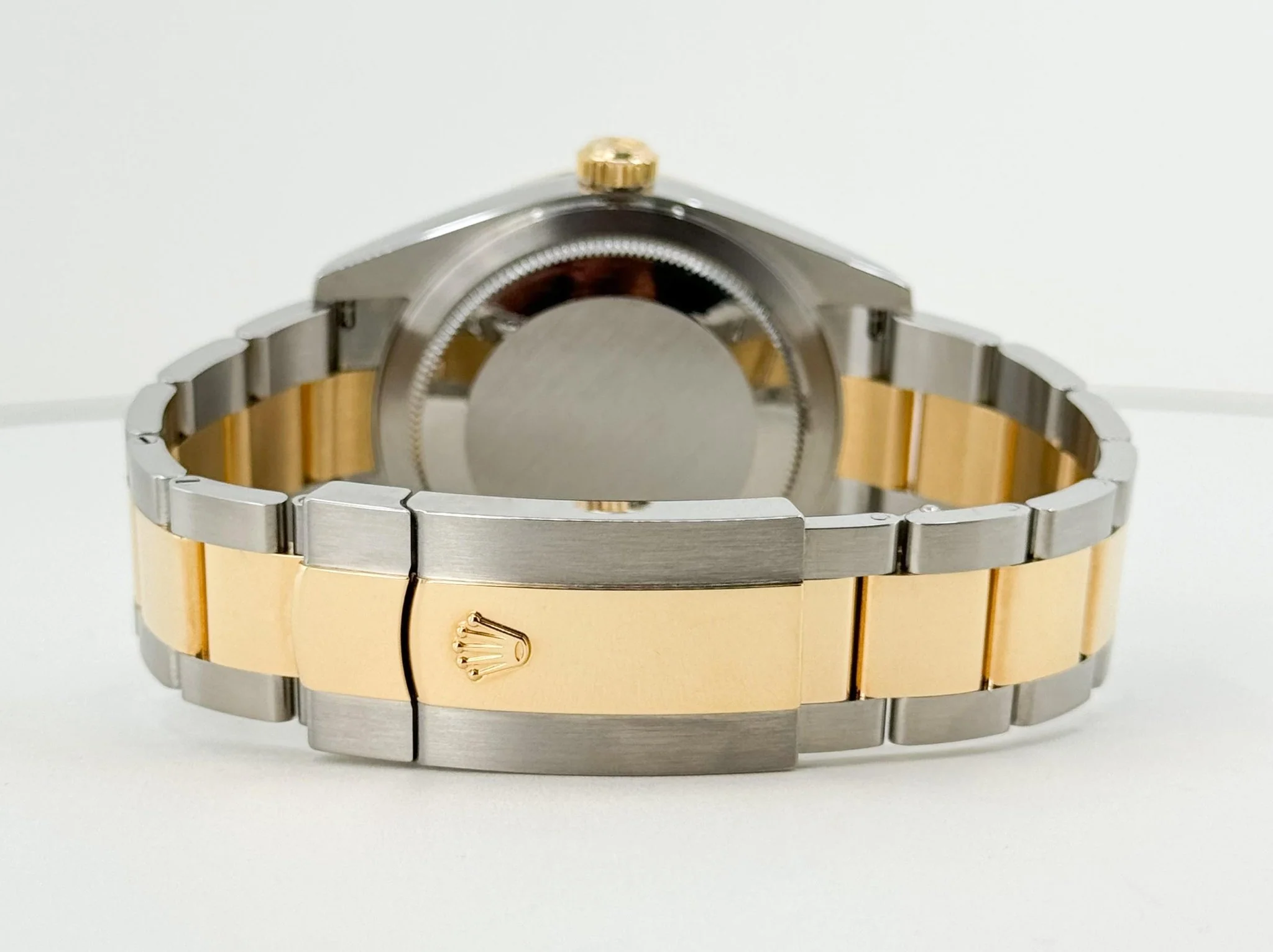 Rolex Sky-Dweller Yellow Gold/Steel Black Index Dial Fluted Bezel Oyster Bracelet 326933 - Image 10