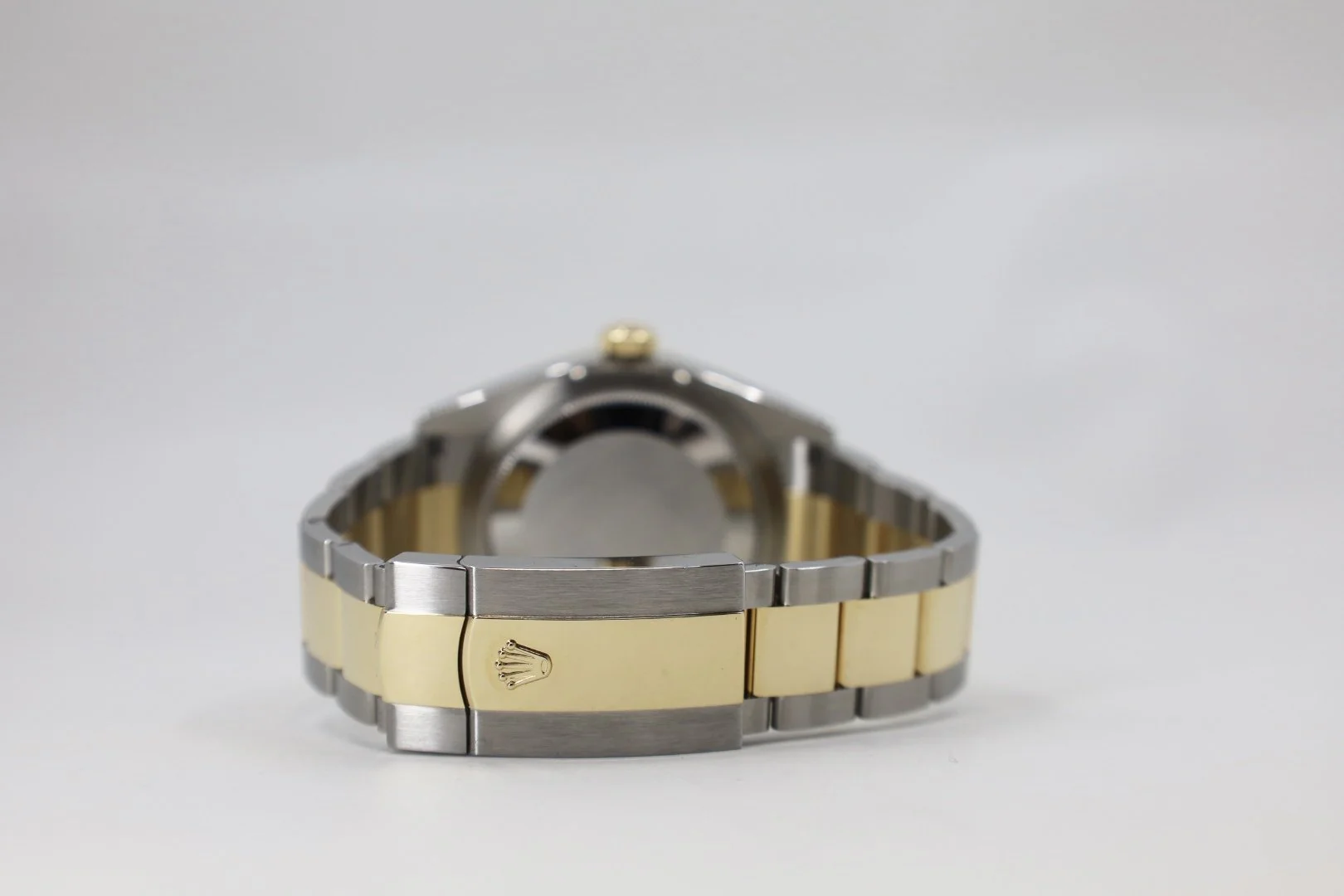 Rolex Sky-Dweller Yellow Gold/Steel Champagne Index Dial Fluted Bezel Oyster Bracelet 326933 - Image 10