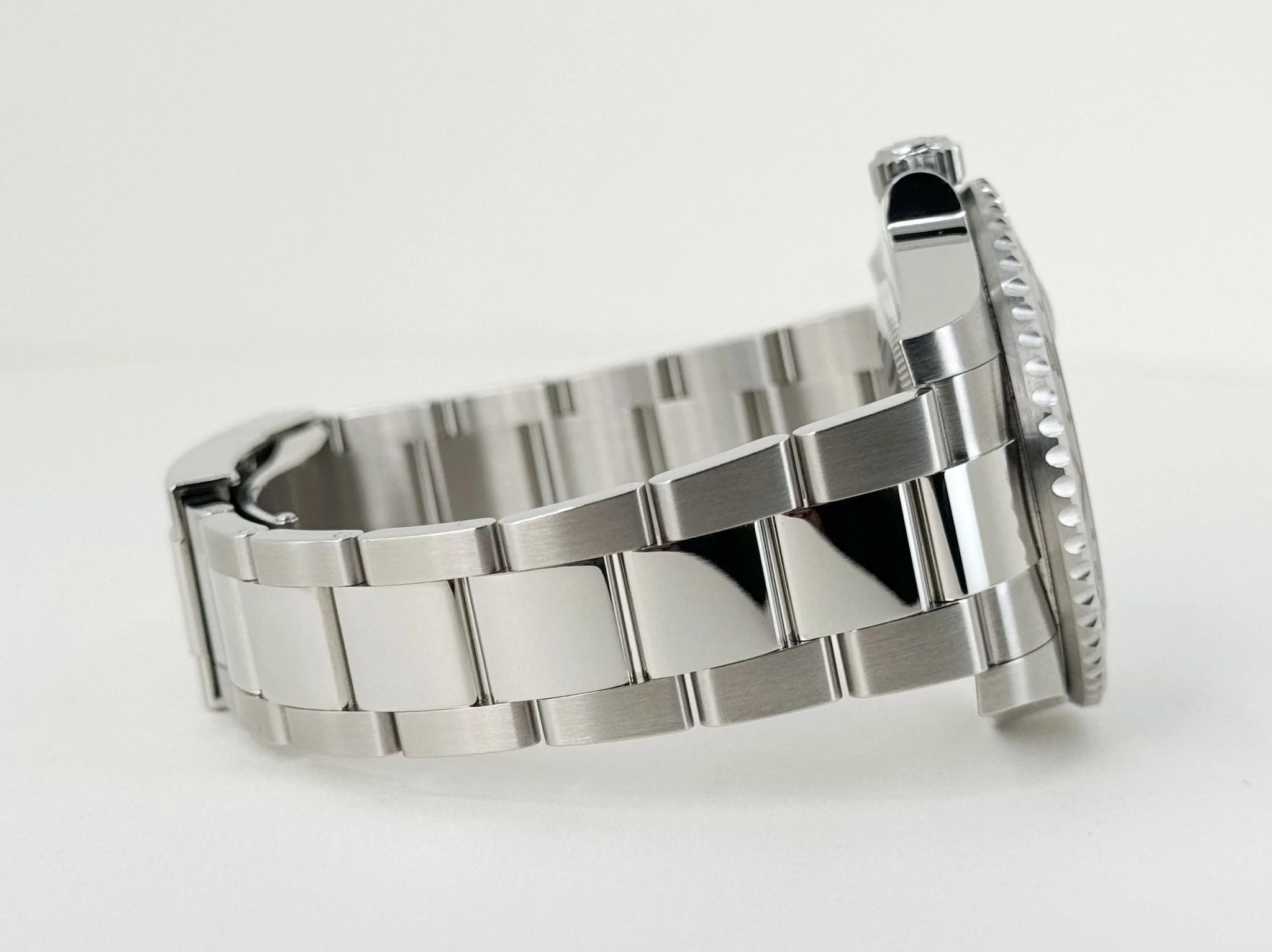 Rolex Steel GMT-Master II 40 Watch - Batman - Black Dial - Oyster Bracelet - 126710BLNR - Image 6