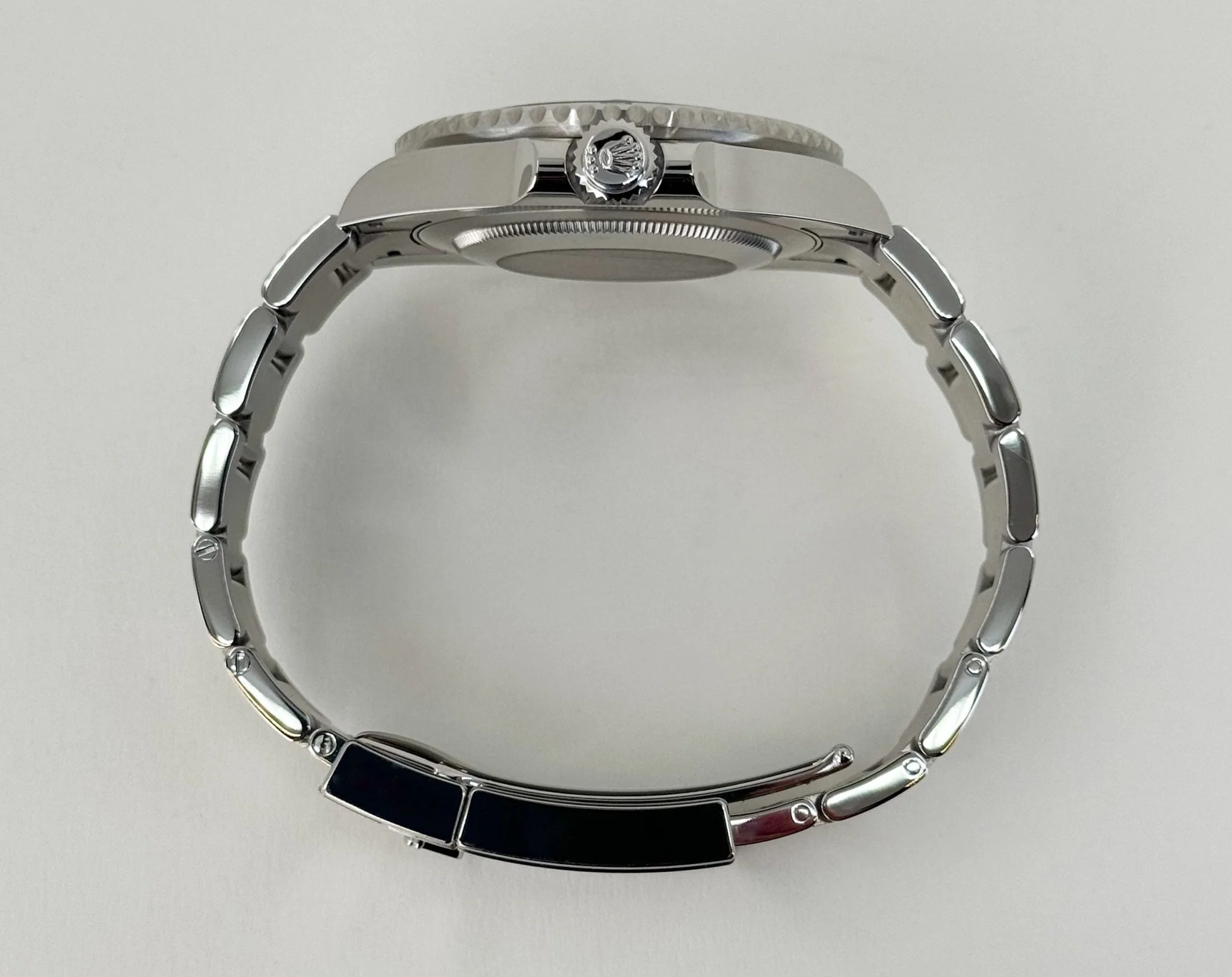 Rolex Steel GMT-Master II 40 Watch - Batman - Black Dial - Oyster Bracelet - 126710BLNR - Image 8