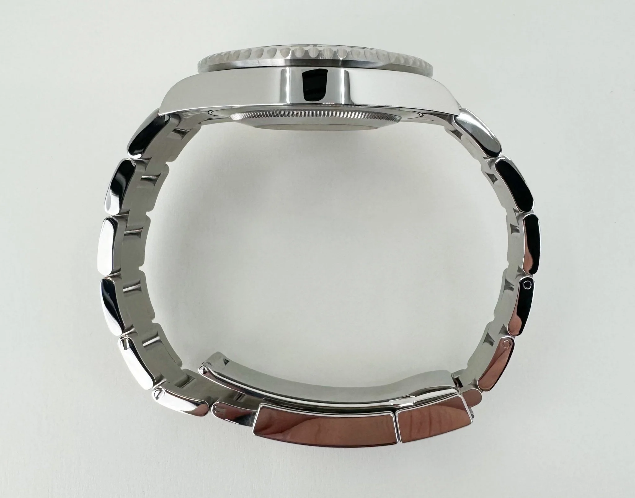 Rolex Steel GMT-Master II 40 Watch - Batman - Black Dial - Oyster Bracelet - 126710BLNR - Image 9
