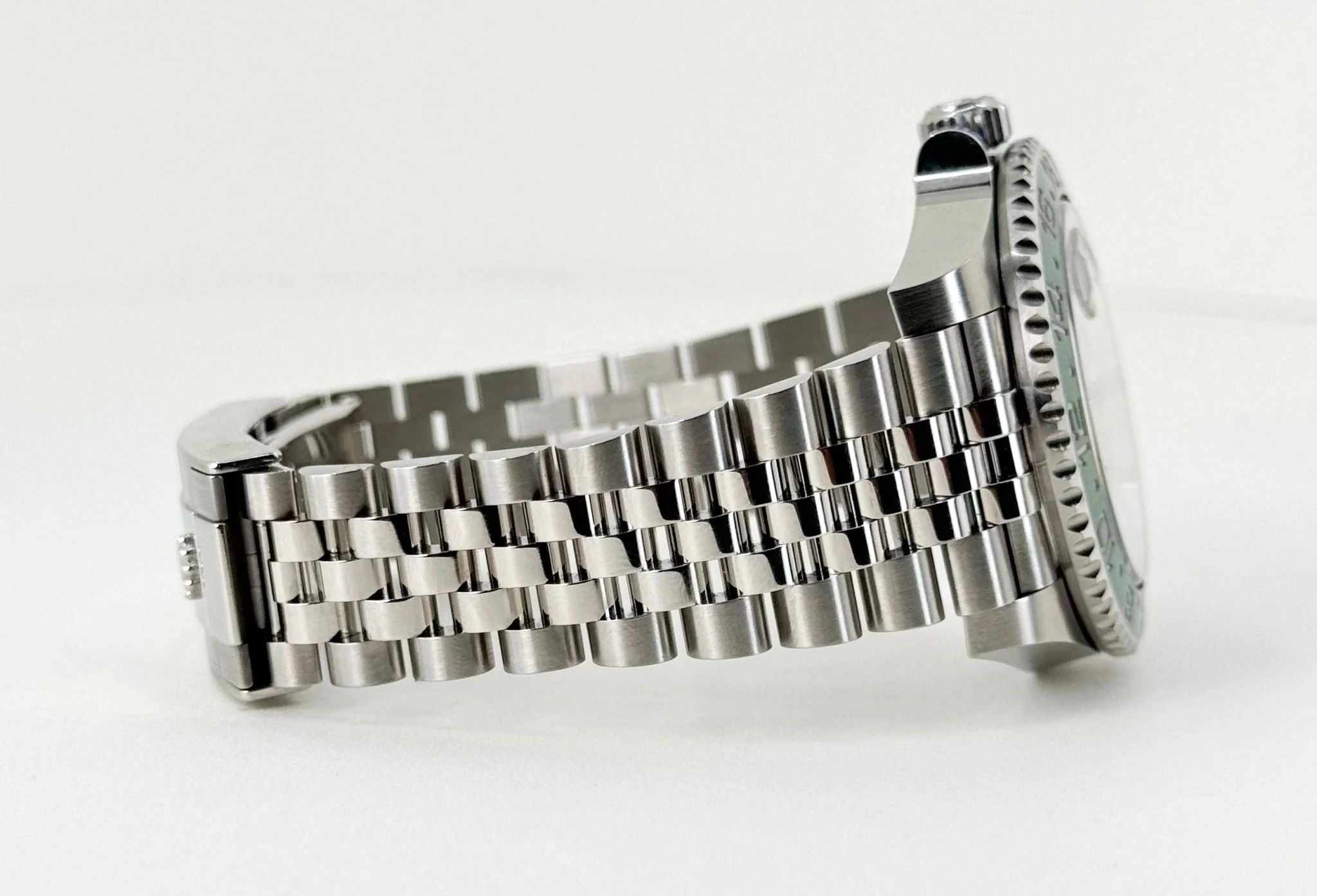Rolex Steel GMT-Master II 40 Watch - "Sprite" - Black Dial - Jubilee Bracelet - 126720VTNR - Image 6