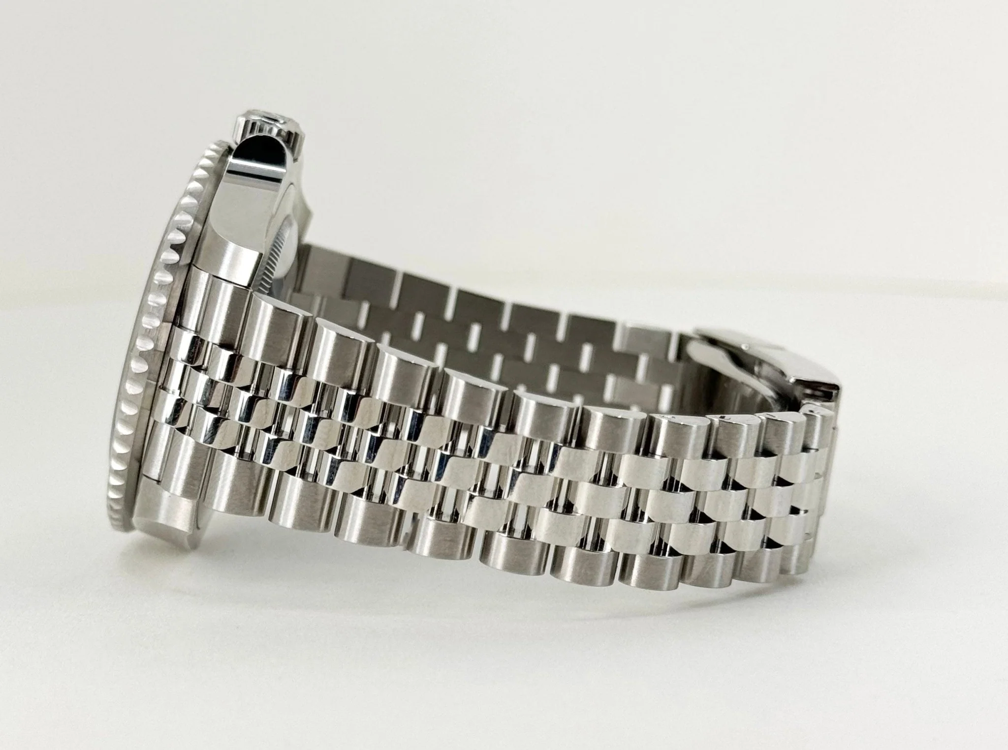 Rolex Steel GMT-Master II 40 Watch - "Sprite" - Black Dial - Jubilee Bracelet - 126720VTNR - Image 7
