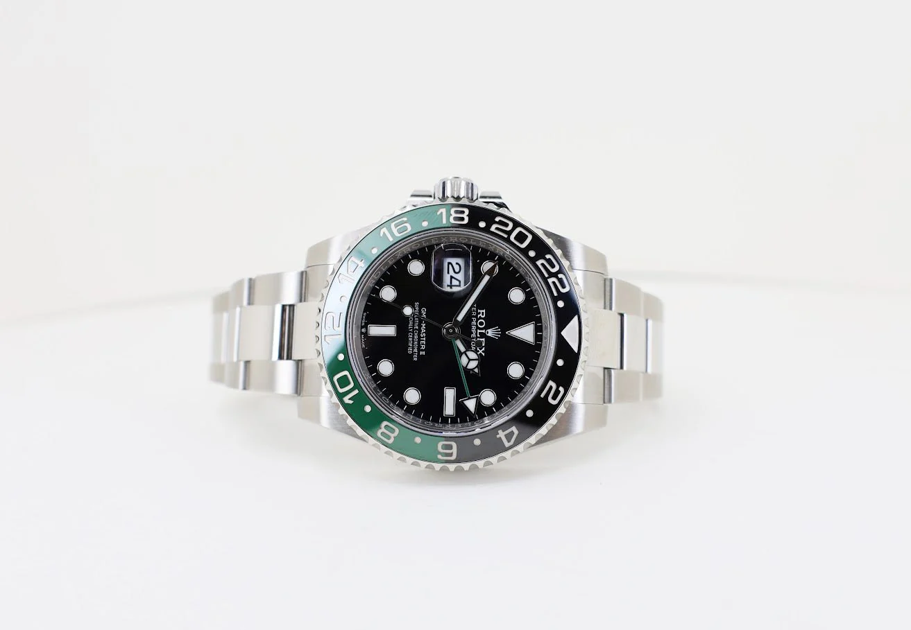 Rolex Steel GMT-Master II 40 Watch - "Sprite" - Black Dial - Oyster Bracelet - 126720VTNR - Image 4