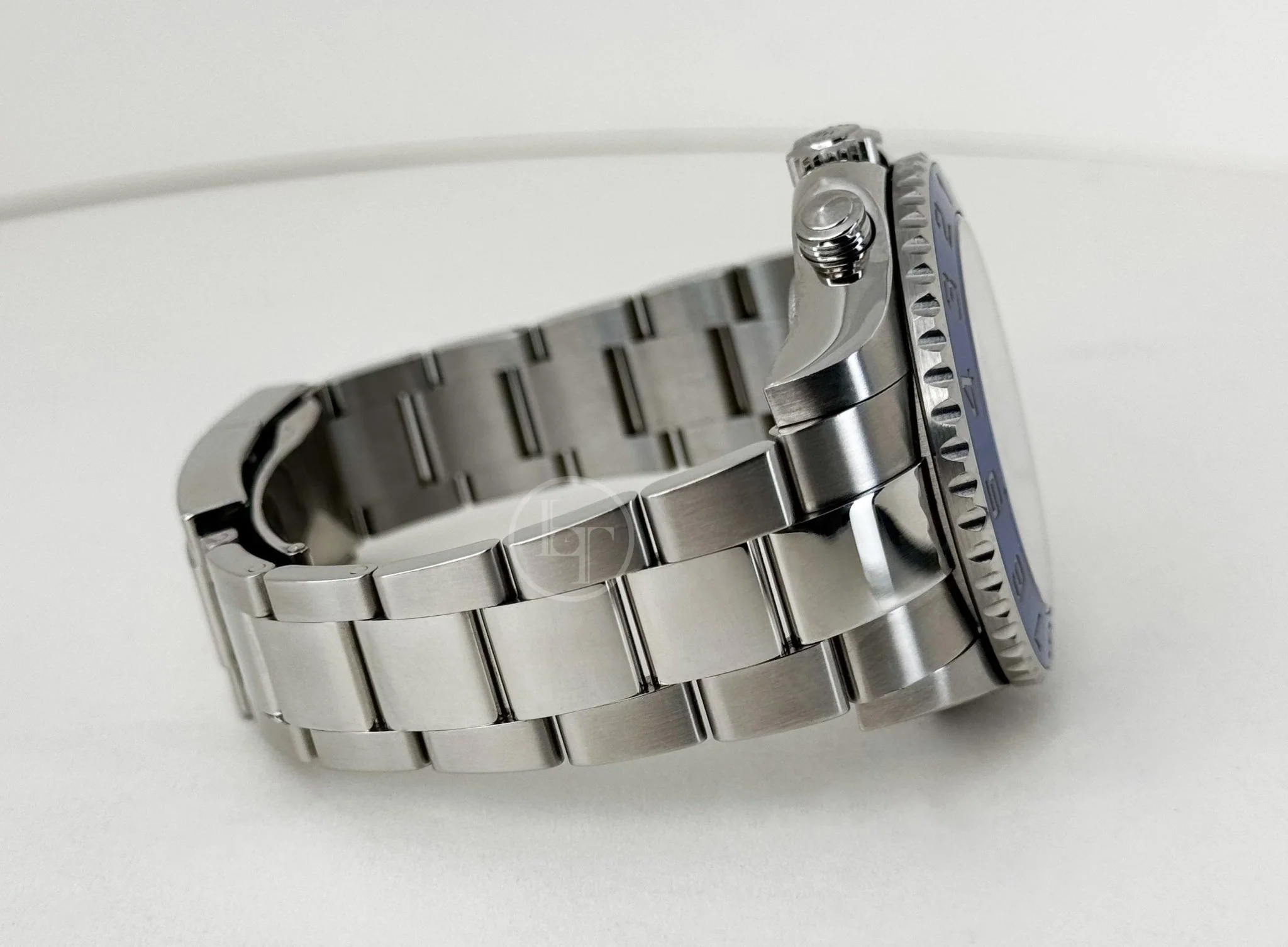 Rolex Steel Yacht-Master II 44 Watch - Matt White Dial with Blue Hands - 116680B - Image 6