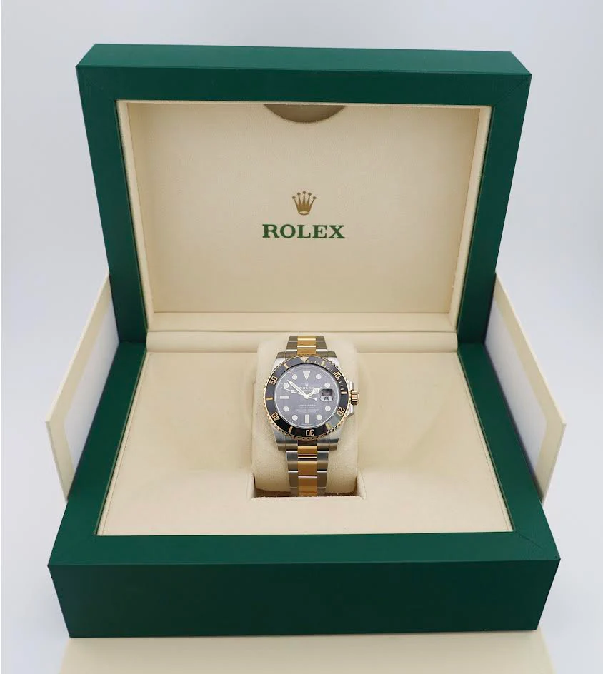 Rolex Submariner Date Yellow Gold/Steel Black Dial & Ceramic Bezel Oyster Bracelet 116613LN - Image 4