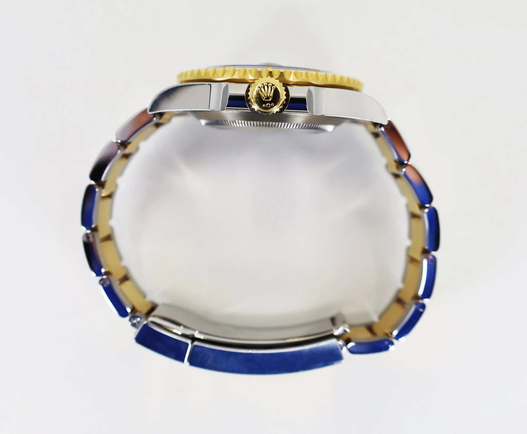 Rolex Submariner Date Yellow Gold/Steel Blue Dial & Ceramic Bezel Oyster Bracelet 116613LB - Image 7