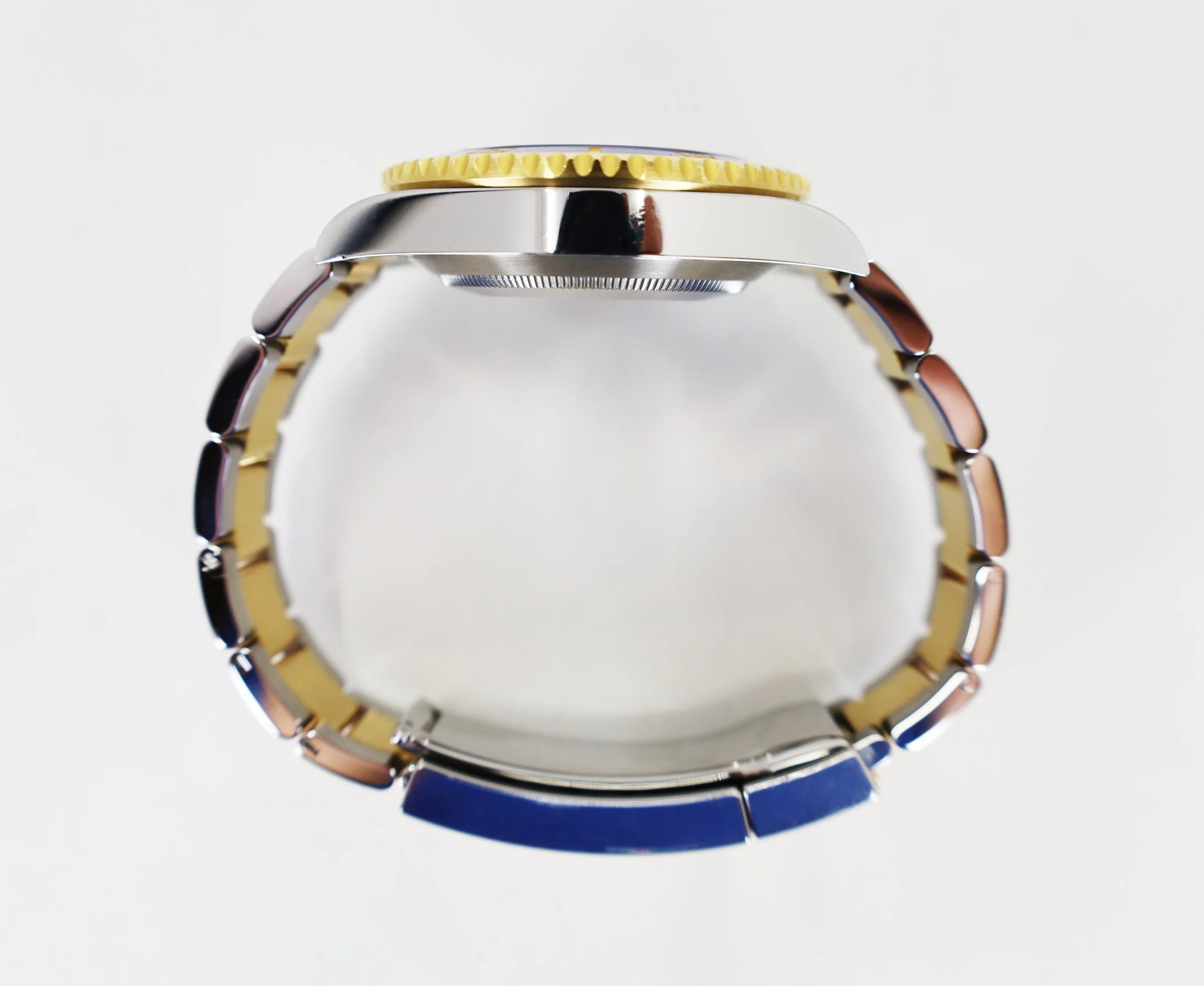 Rolex Submariner Date Yellow Gold/Steel Blue Dial & Ceramic Bezel Oyster Bracelet 116613LB - Image 8