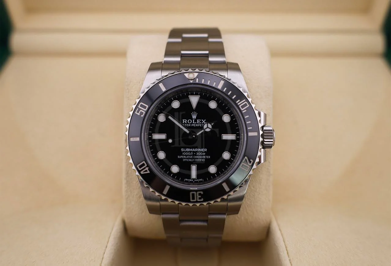 Rolex Submariner No Date Stainless Steel Black Dial & Ceramic Bezel Oyster Bracelet 114060 - Image 3