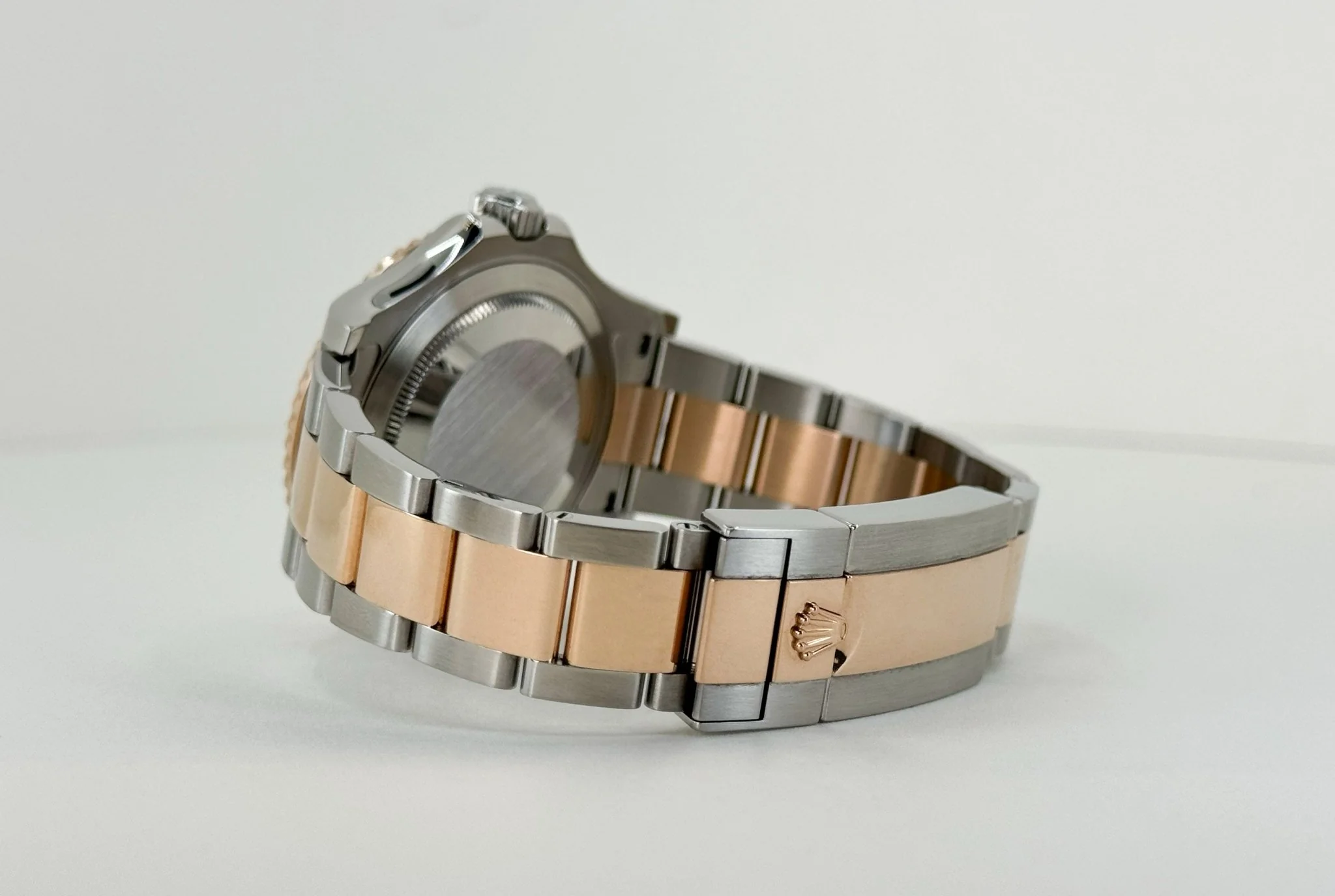 Rolex Yacht-Master 40 Everose Rose Gold/Steel Chocolate Brown Dial Gold Bezel Oyster Bracelet 116621 - Image 10