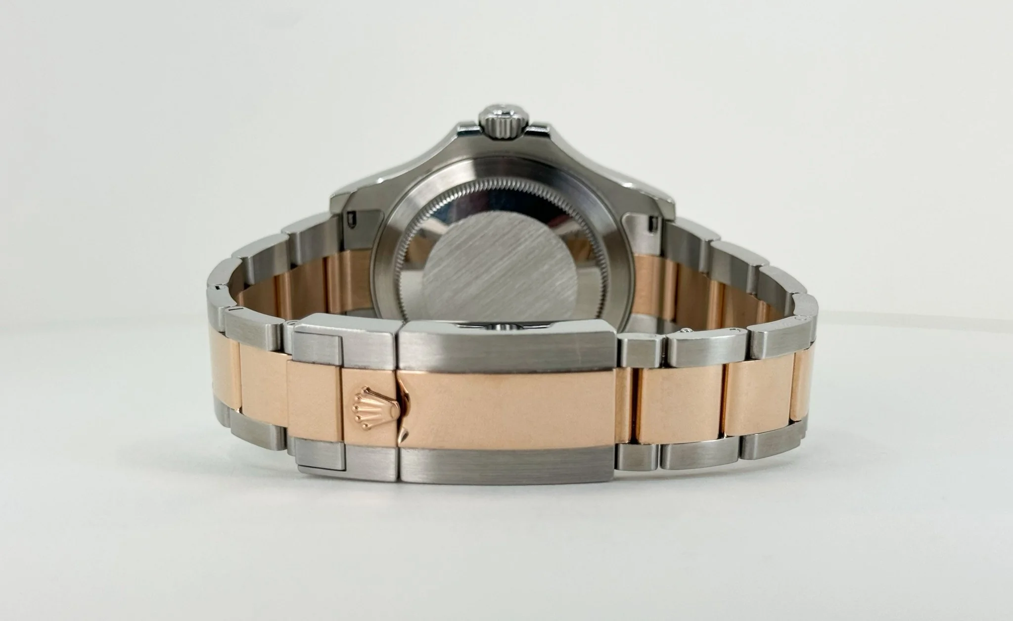 Rolex Yacht-Master 40 Everose Rose Gold/Steel Chocolate Brown Dial Gold Bezel Oyster Bracelet 116621 - Image 11