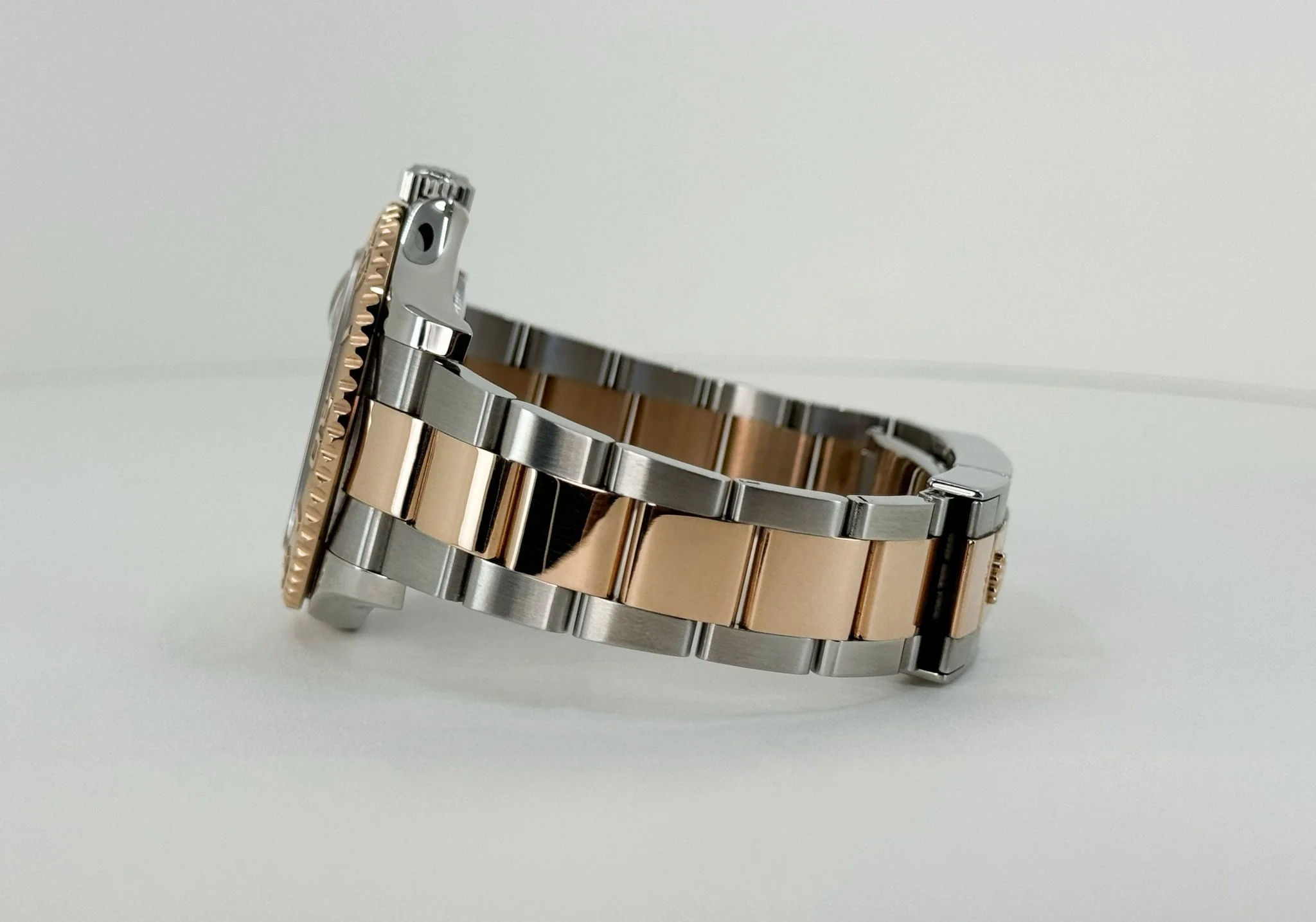 Rolex Yacht-Master 40 Everose Rose Gold/Steel Chocolate Brown Dial Gold Bezel Oyster Bracelet 116621 - Image 7