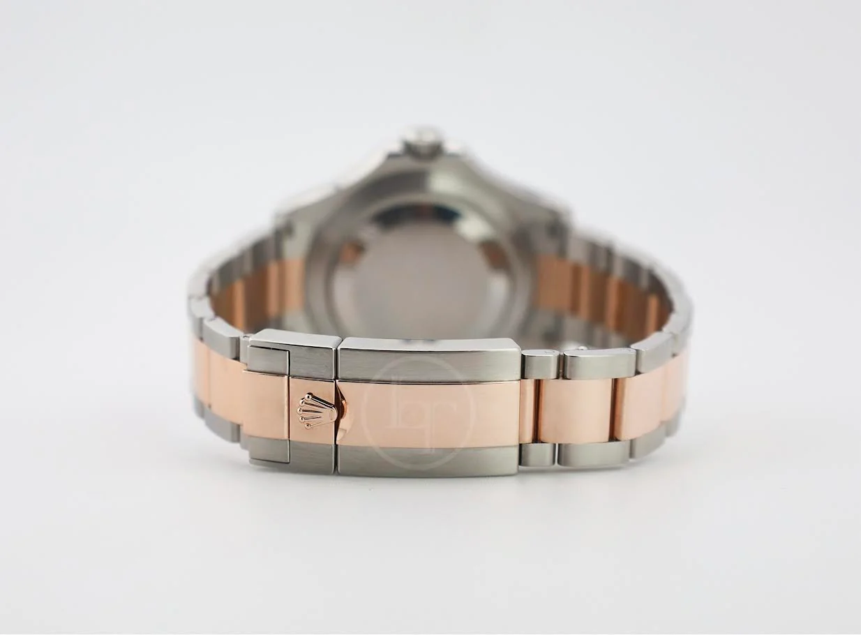 Rolex Yacht-Master 40 Everose Rose Gold/Steel Chocolate Brown Dial Gold Bezel Oyster Bracelet 126621 - Image 10
