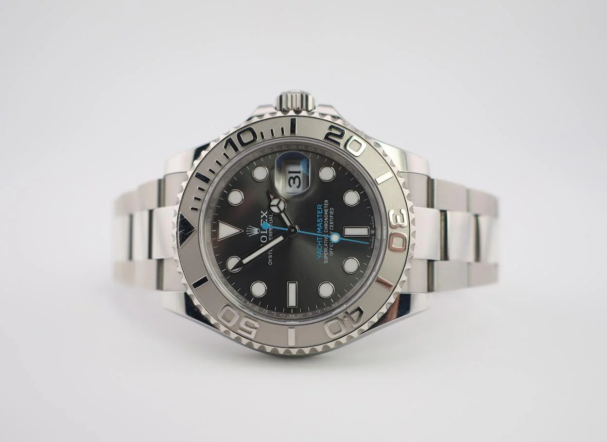 Rolex Yacht-Master 40 Stainless Steel Dark Rhodium Dial Platinum Bezel Oyster Bracelet 126622 - Image 5