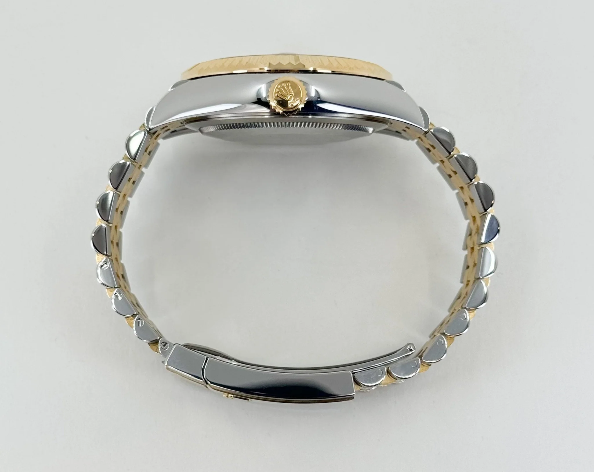 Rolex Yellow Rolesor Oyster Perpetual Sky-Dweller - Champagne Index Dial - Jubilee Bracelet - 326933 chij - Image 8