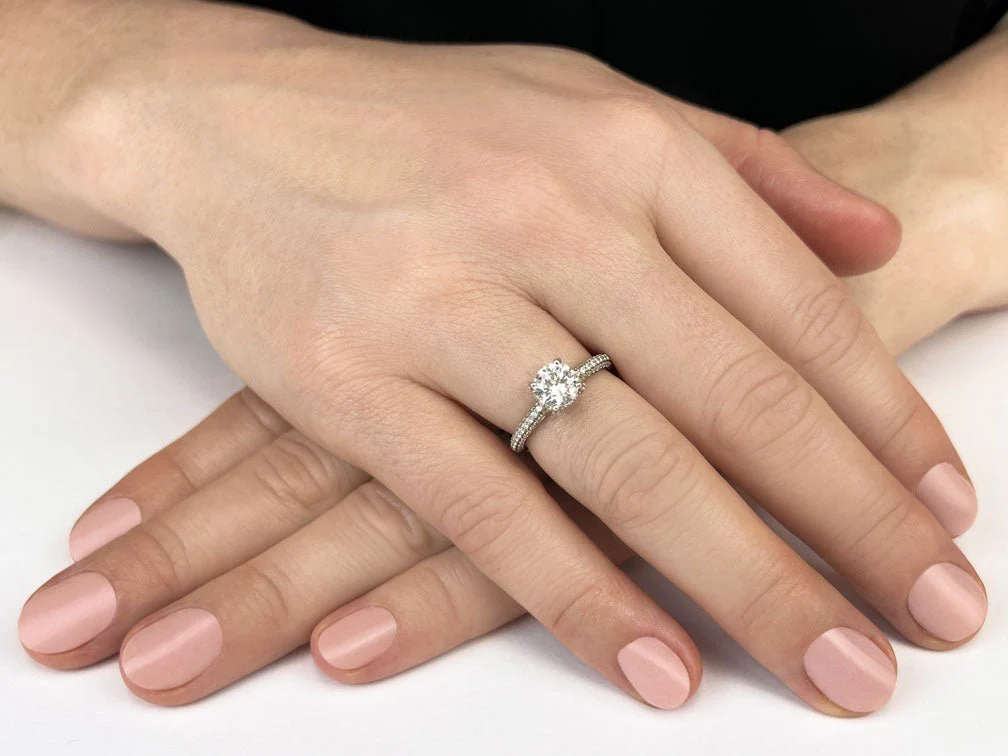 Royal Delight Lab-Grown Diamond Engagement Ring with 1.99 ct. (1.50 ct. center diamond) - Image 3