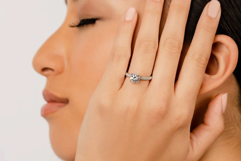 Royal Delight Lab-Grown Diamond Engagement Ring with 2.49 ct. (2.00 ct. center diamond) - Image 4