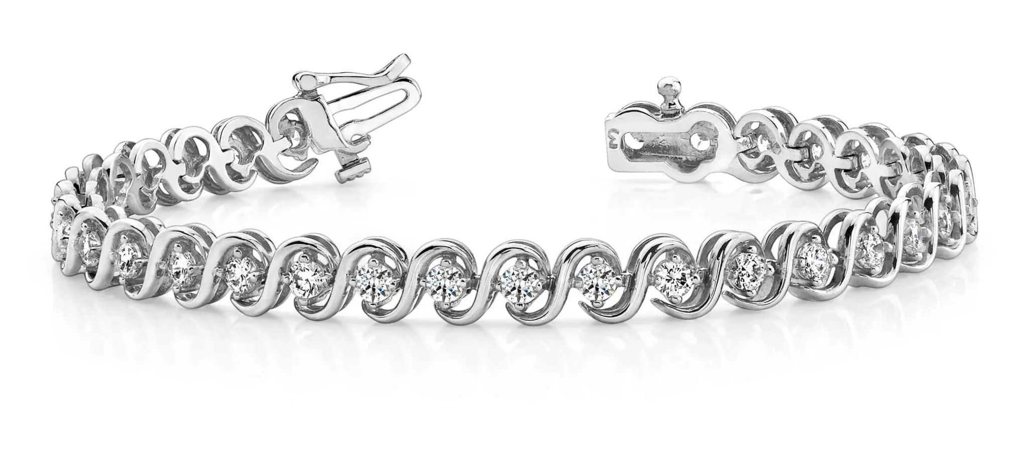 S Link Diamond Bracelet with 4.06 ct.(finished) 3.25mm - Image 4