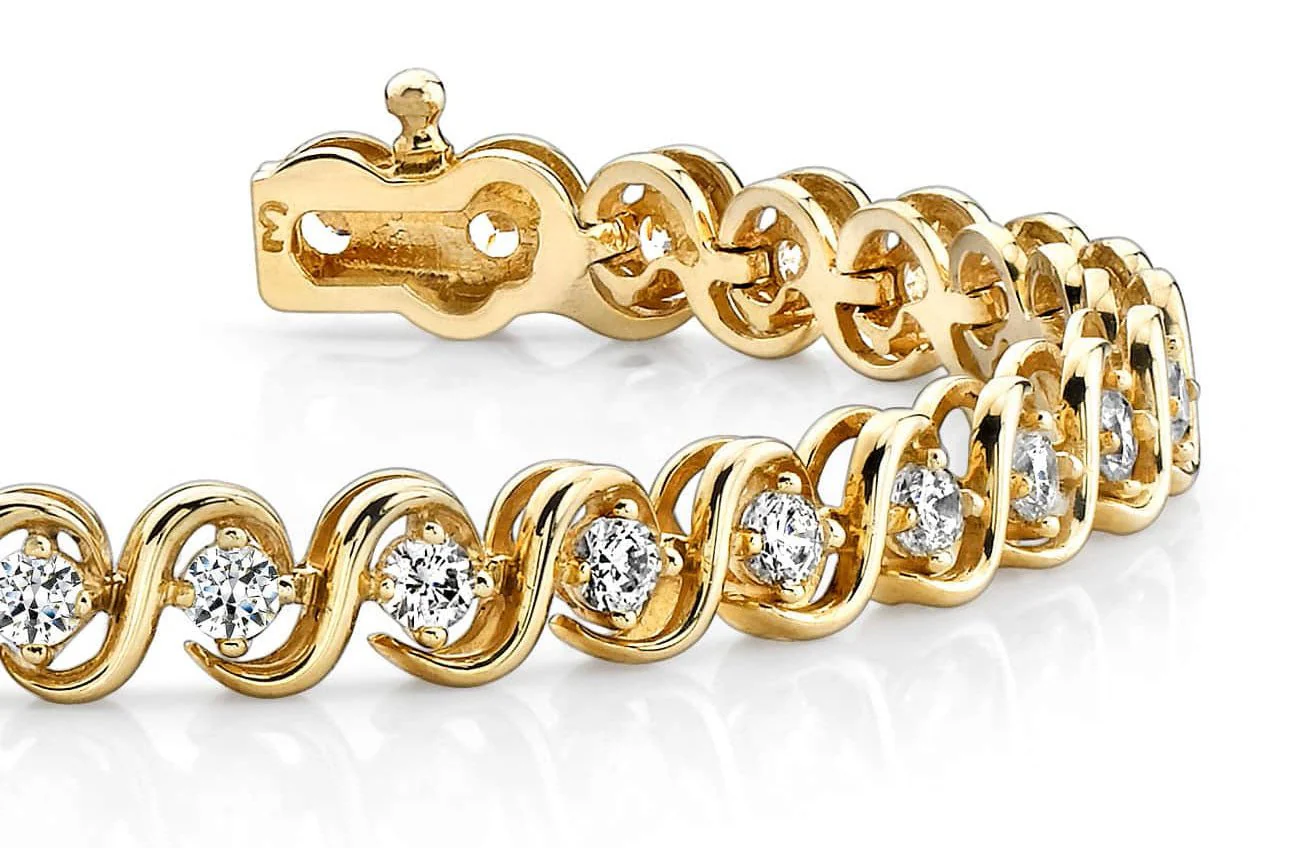 S Link Lab-Grown Diamond Bracelet with 1.08 ct.(finished) 1.9mm - Image 2