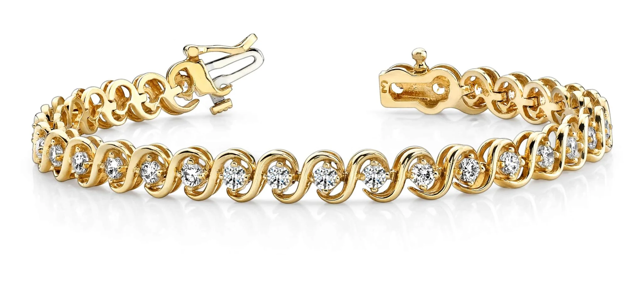 S Link Lab-Grown Diamond Bracelet with 3.04 ct.(finished) 2.9mm - Image 3