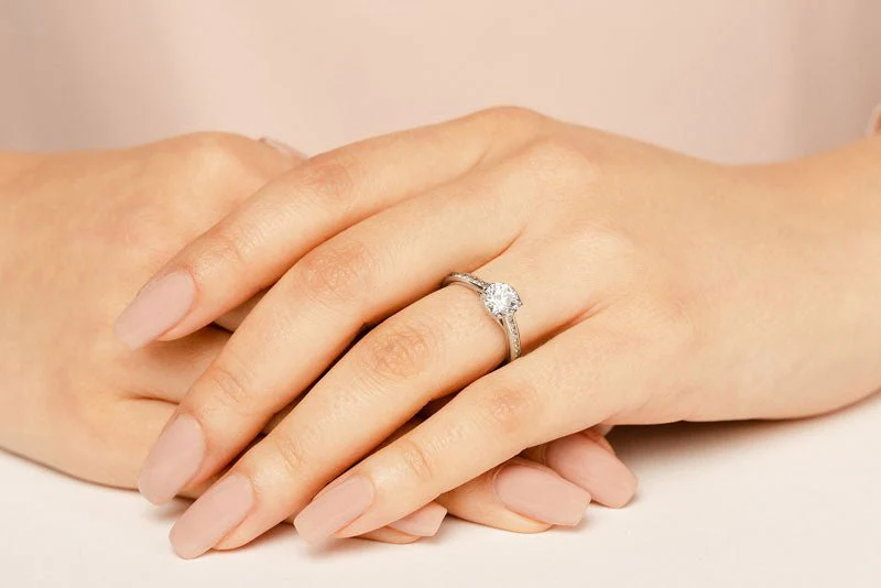 Shared Love Lab-Grown Diamond Engagement Ring with 2.24 ct. (2.00 ct. center diamond) - Image 3