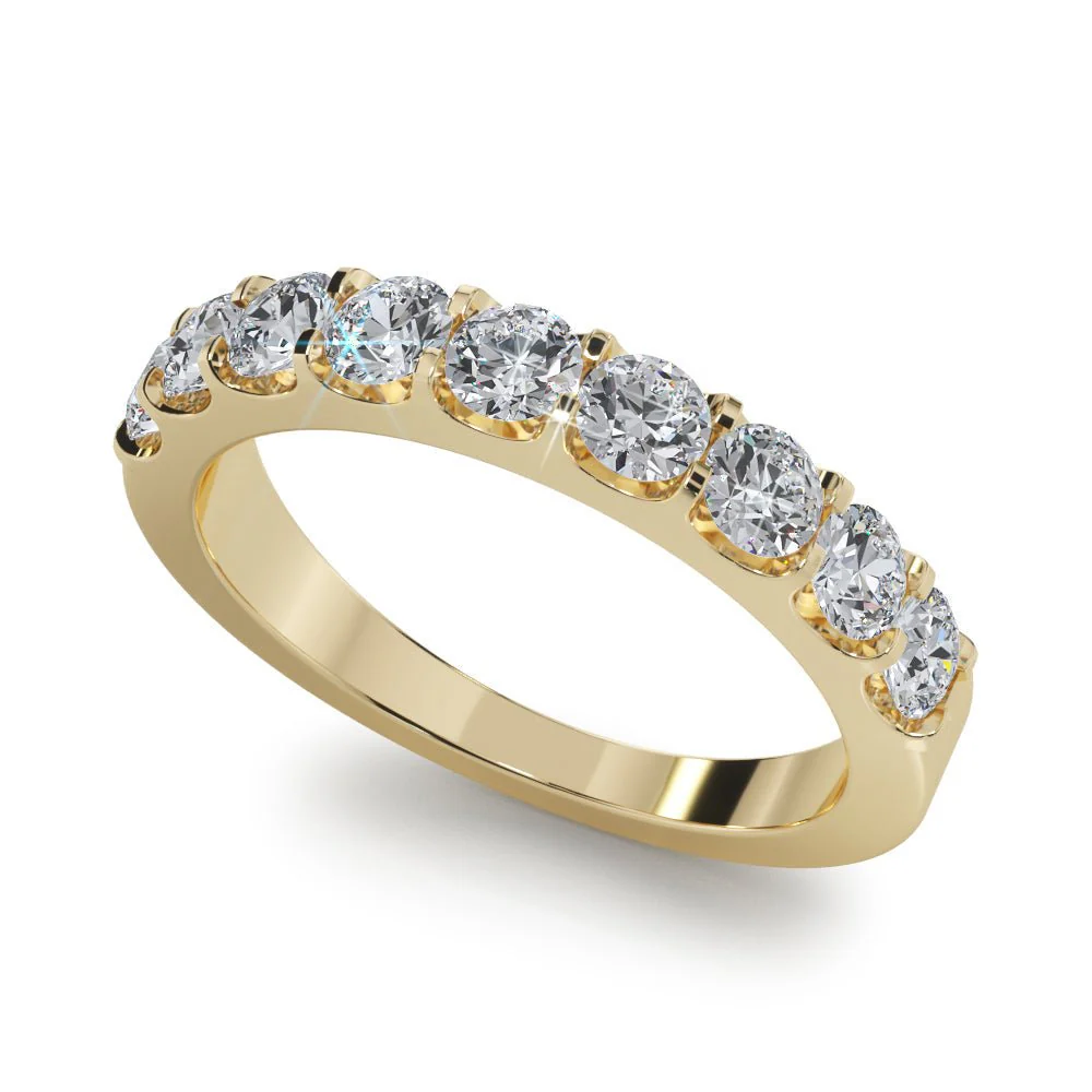 Shared Prong Lab-Grown Diamond Anniversary Ring with 1.44 ct.(finished) 3.5mm - Image 2