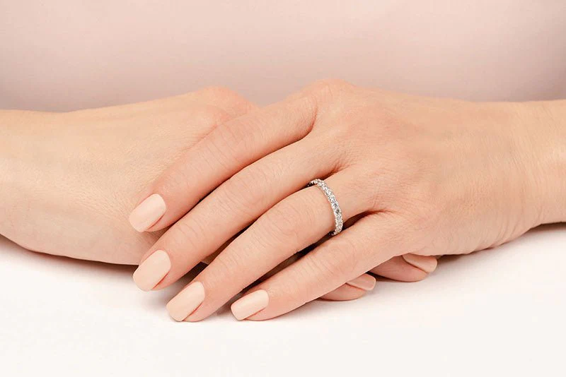 Shared Prong Diamond Eternity Band Diamond with 1.50 ct.(finished) 2.5mm - Image 3