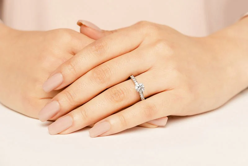 She Is A Ten Lab-Grown Diamond Engagement Ring with 0.83 ct. (0.50 ct. center diamond) - Image 4