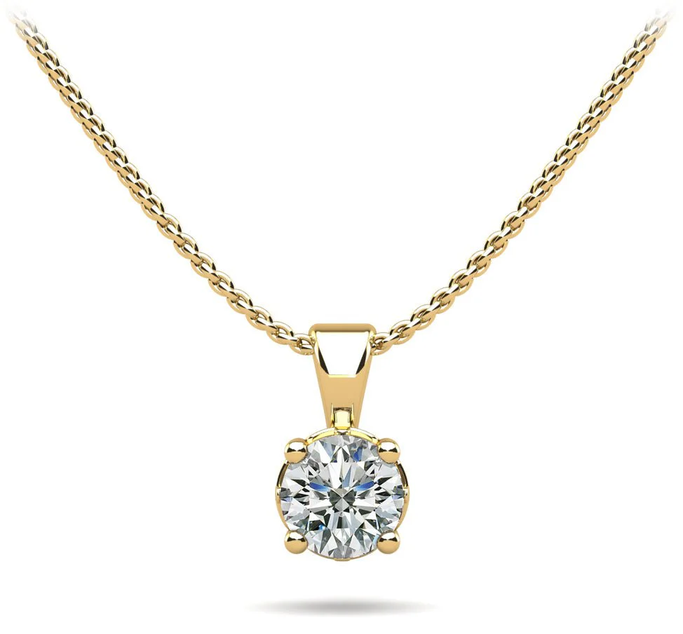 Sign of Faith Lab-Grown Diamond Pendant with 0.25 ct.(finished) 4mm - Image 2