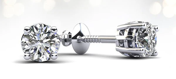 Sign of Faith Diamond Studs With Cross Setting Diamond with 2.20 ct.(finished) 6.75mm - Image 3