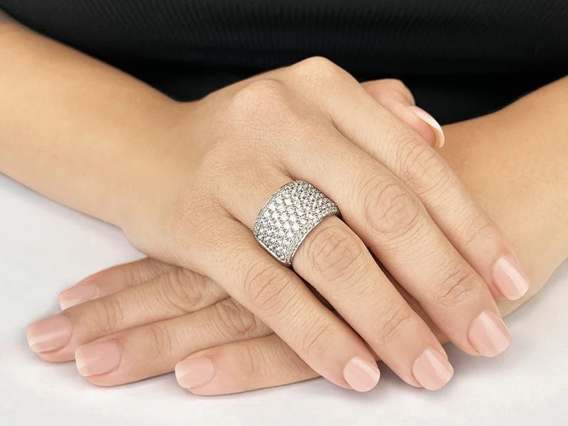 Signature Diamond Ring with 3.13 ct.(finished) 1.4mm, 2.2mm - Image 3
