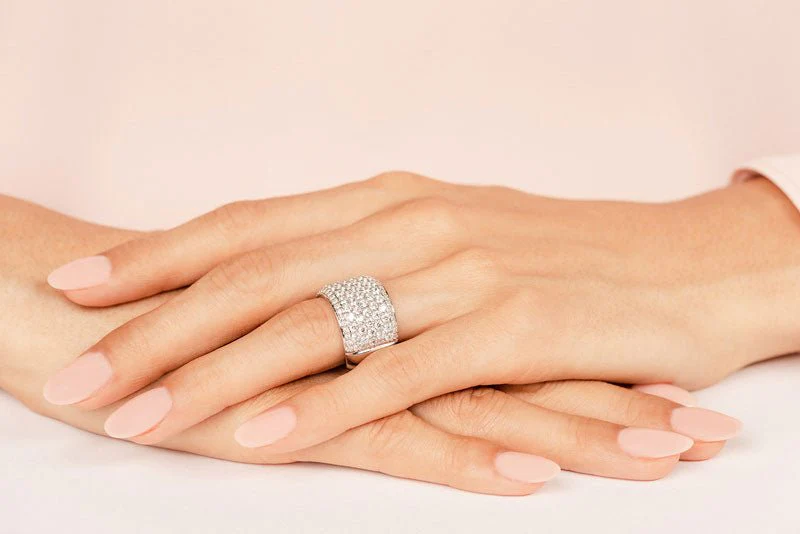 Signature Lab-Grown Diamond Ring with 3.13 ct.(finished) 1.4mm, 2.2mm - Image 5