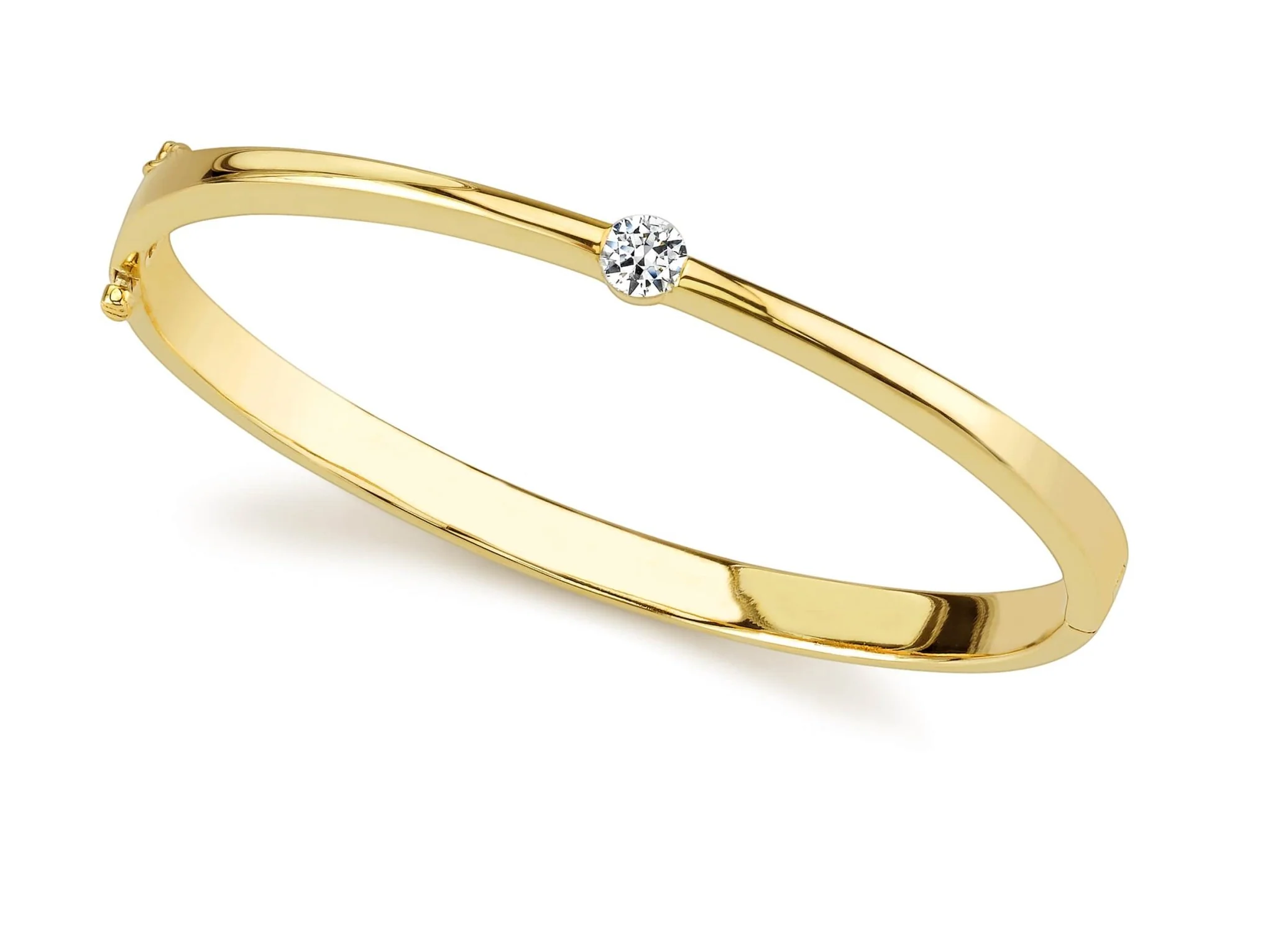 Single Shiny Diamond Bangle Bracelet with 0.75 ct.(finished) 5.7mm - Image 2
