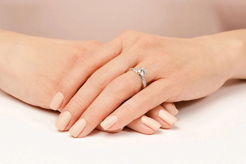 Six Prong Center Stone Diamond Engagement Ring with 1.98 ct. (1.50 ct. center diamond) - Image 3