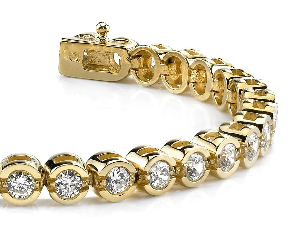 Smile Link Lab-Grown Diamond Tennis Bracelet with 2.90 ct.(finished) 2.25mm - Image 2