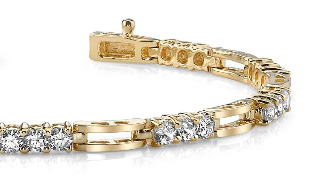 Sparkling Triple Lab-Grown Diamond Bracelet with 1.40 ct.(finished) 2.5mm - Image 2