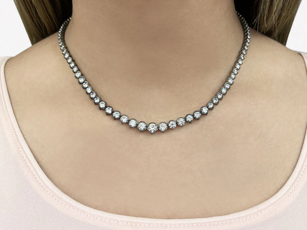 Strand Of Diamonds with 10.02 ct.(finished) - Image 3